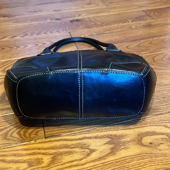 genuine leather fossil black purse - Picture 3 of 11